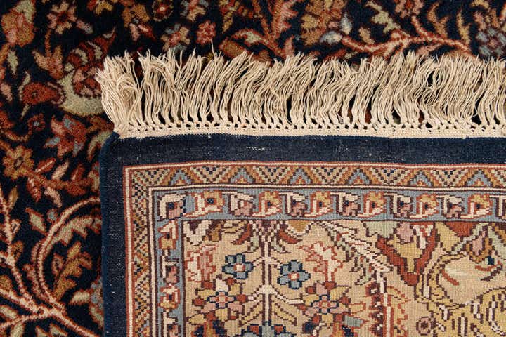 6' x 9' 2 Hand Knotted Isfahan Oriental Wool Rug