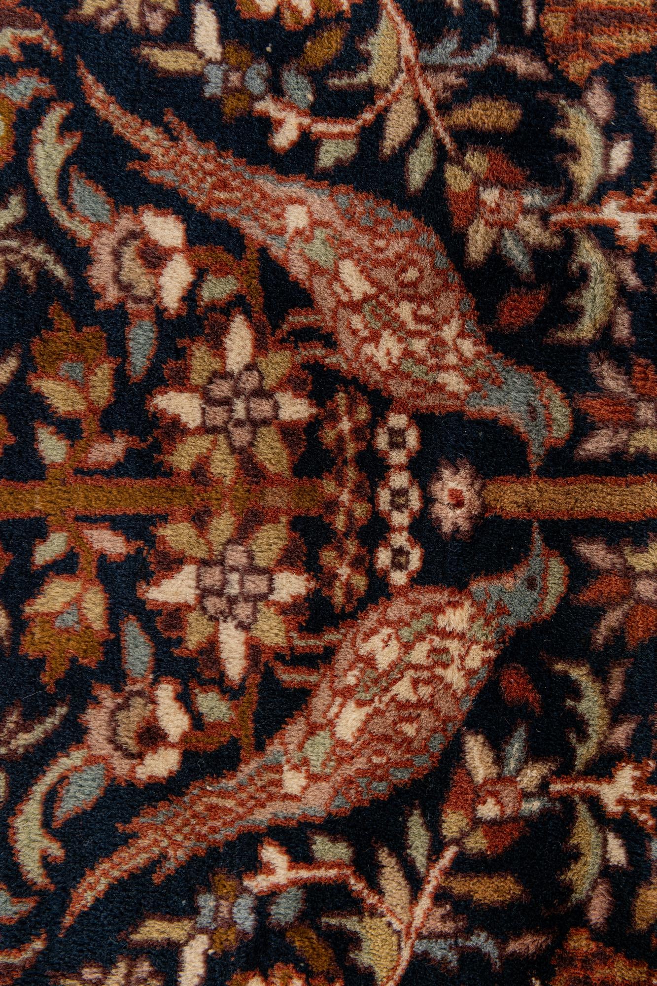 6' x 9' 2 Hand Knotted Isfahan Oriental Wool Rug