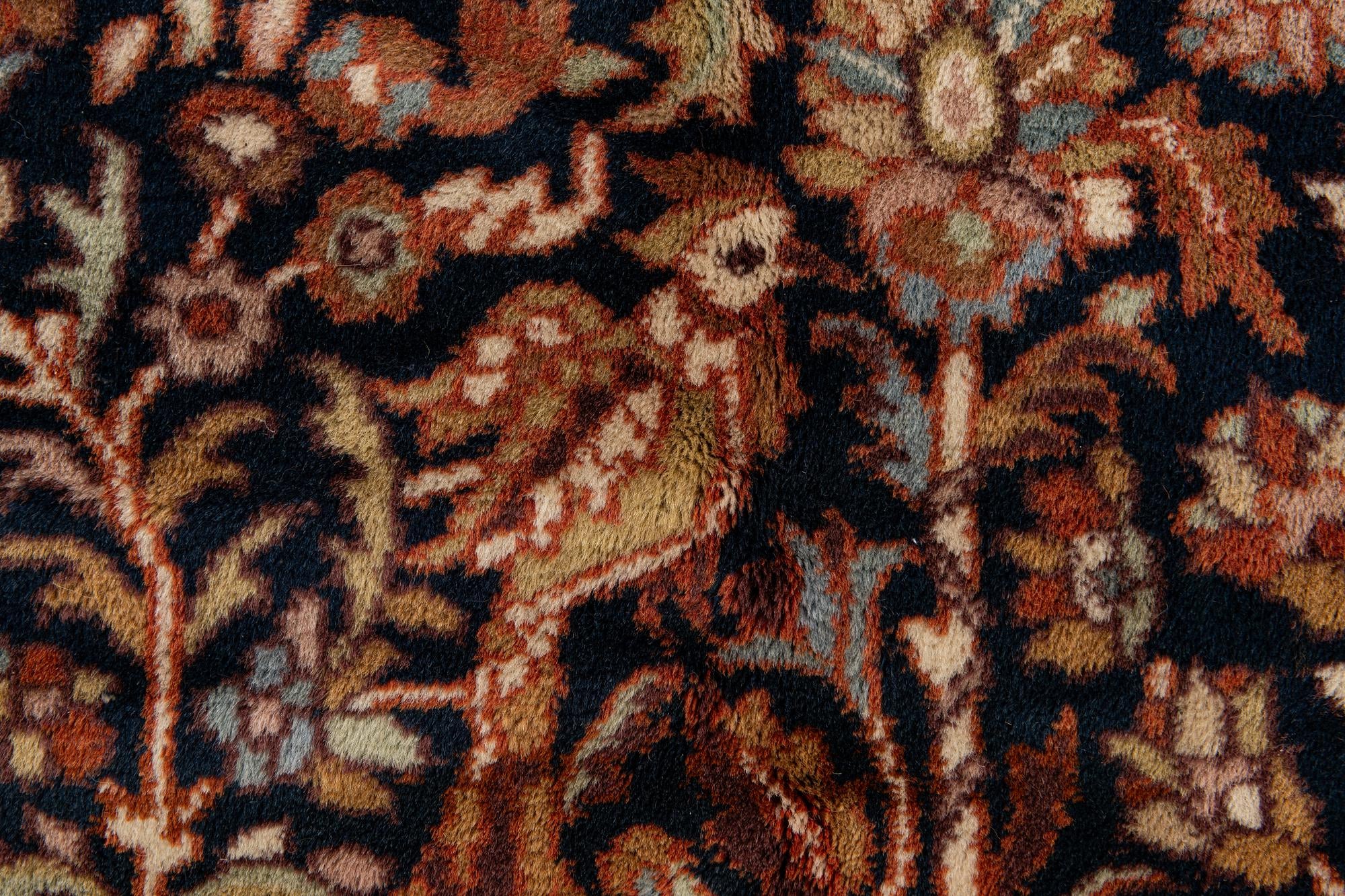 6' x 9' 2 Hand Knotted Isfahan Oriental Wool Rug