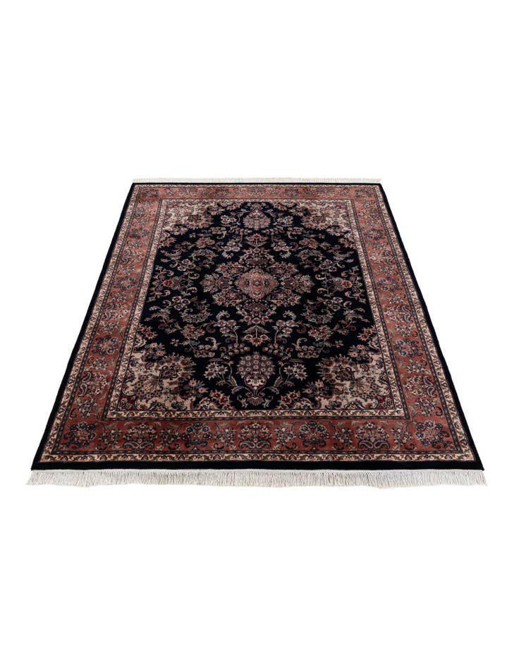 Detail image of 6' 7 x 8' 5  Hand Knotted Jaipur Agra Wool Rug