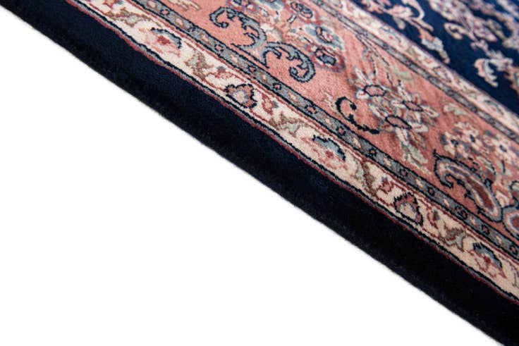Detail image of 200cm x 255cm anudado a mano Jaipur Agra Alfombra Lana