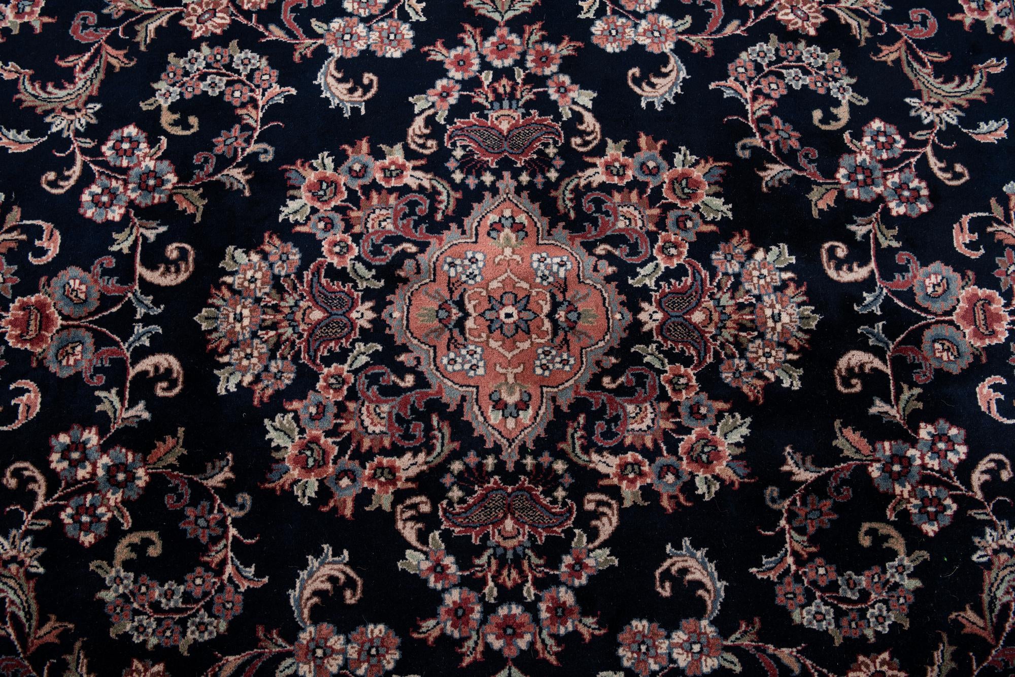 200cm x 255cm anudado a mano Jaipur Agra Alfombra Lana
