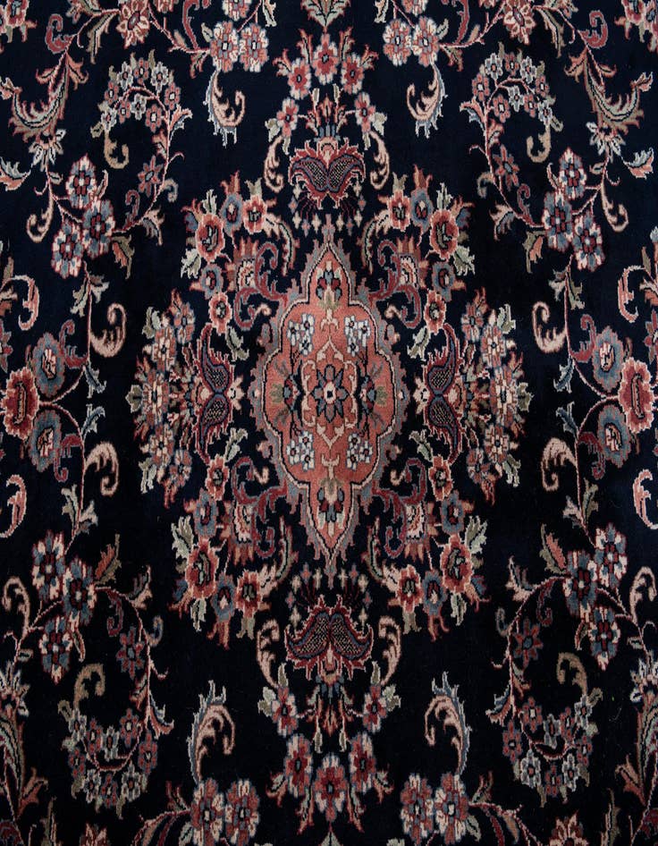 Detail image of 6' 7 x 8' 5  Hand Knotted Jaipur Agra Wool Rug