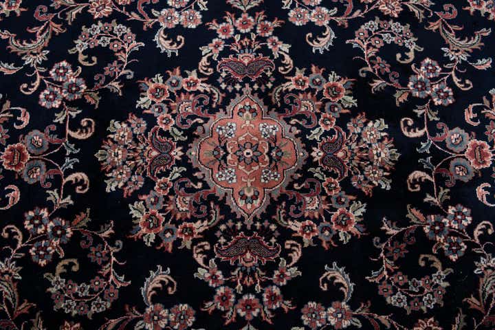 200cm x 255cm anudado a mano Jaipur Agra Alfombra Lana