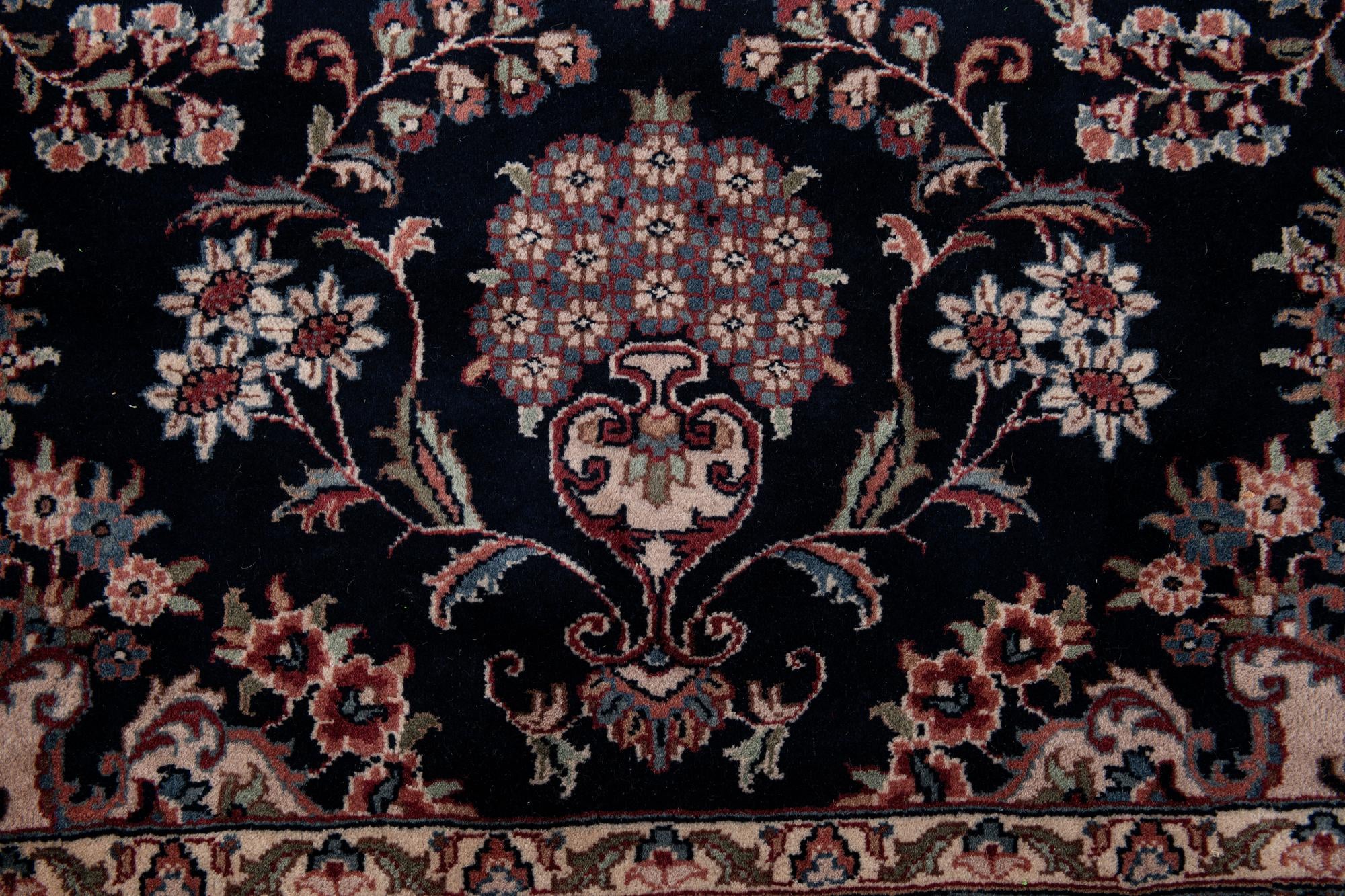 200cm x 255cm anudado a mano Jaipur Agra Alfombra Lana