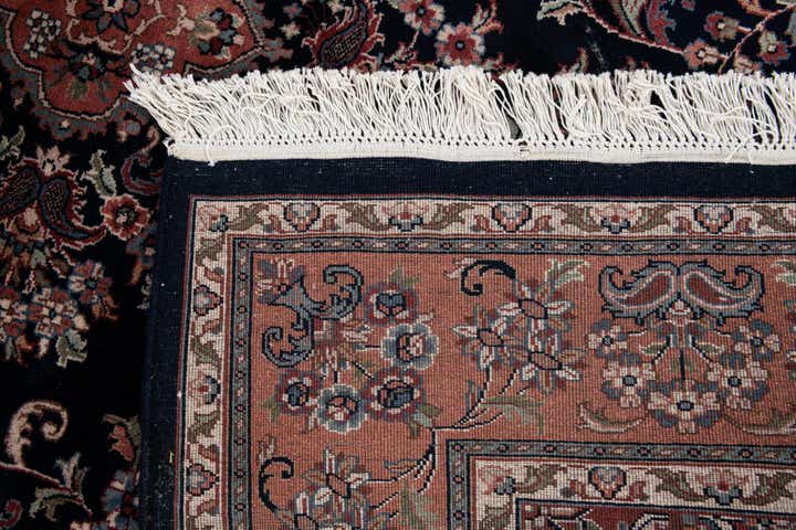 200cm x 255cm anudado a mano Jaipur Agra Alfombra Lana