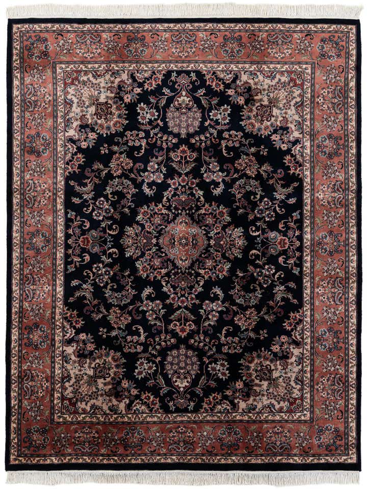 200cm x 255cm anudado a mano Jaipur Agra Alfombra Lana