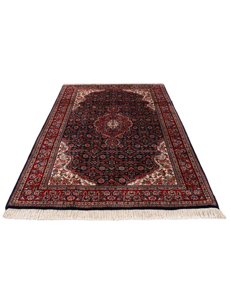 Detail image of 4' 1 x 6' 1 Hand Knotted Jaipur Agra Wool Rug