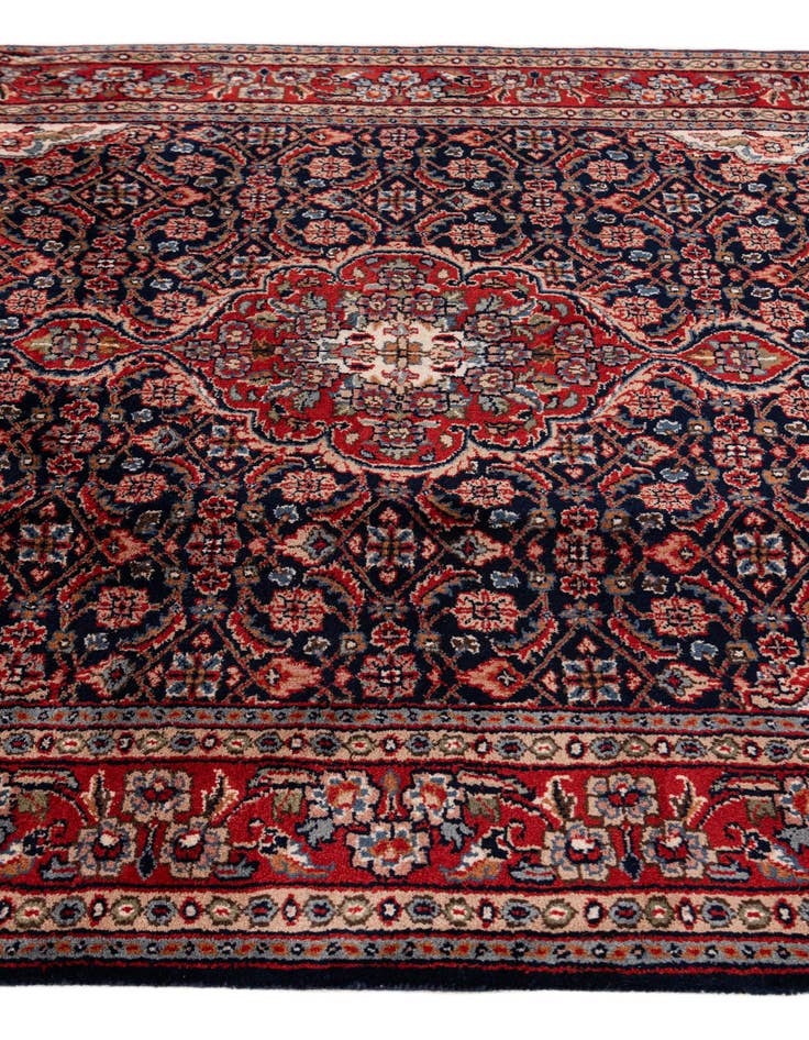 Detail image of 4' 1 x 6' 1 Hand Knotted Jaipur Agra Wool Rug