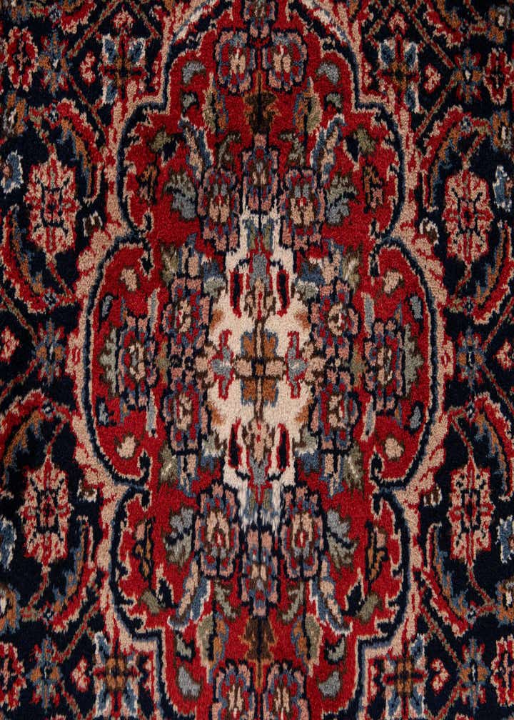 4' 1 x 6' 1 Hand Knotted Jaipur Agra Wool Rug