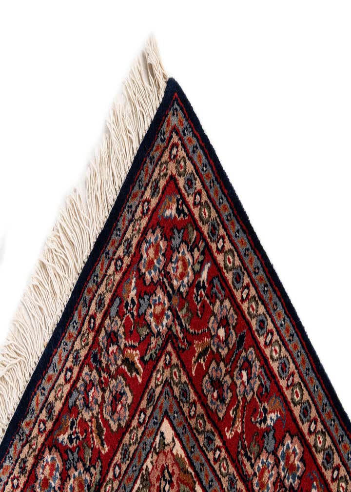 4' 1 x 6' 1 Hand Knotted Jaipur Agra Wool Rug
