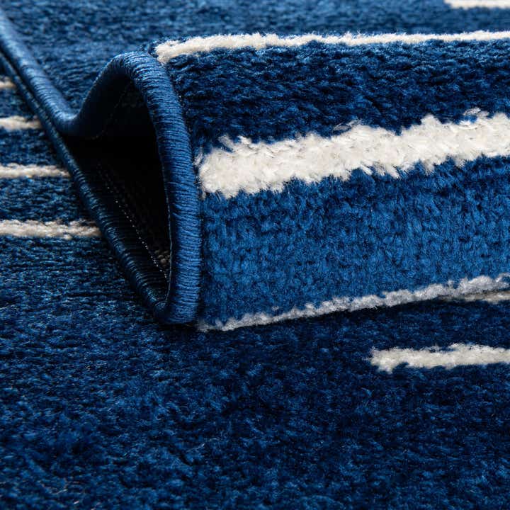Custom Navy Blue Kai Rug