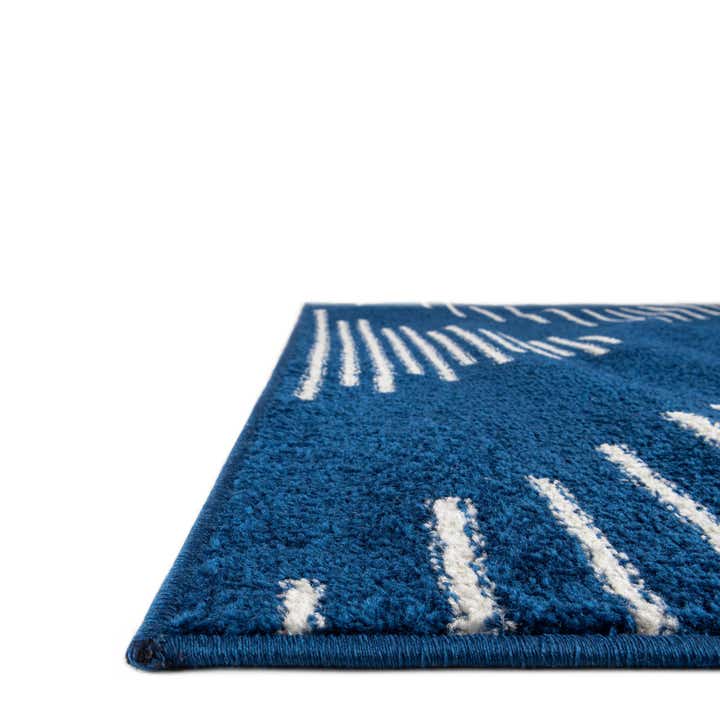 Custom Navy Blue Kai Rug