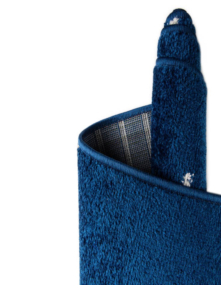 Detail image of Custom Navy Blue Kai Rug