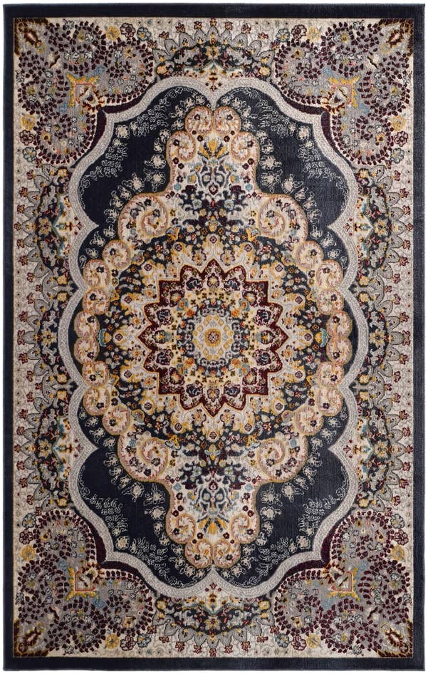 Detail image of 5' 3 x 8' Kamala Washable Rug