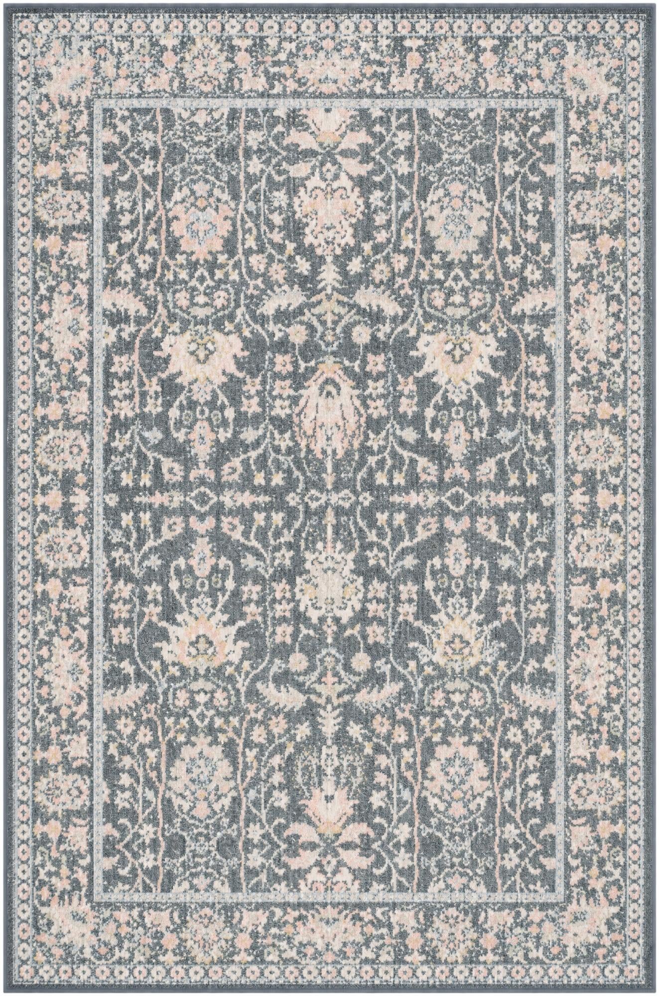 Navy Blue Kamala Washable Rug