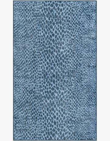 Navy Blue Kamala Washable Rug