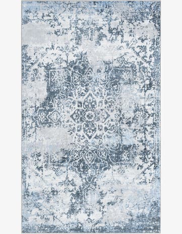 Navy Blue Kamala Washable Rug