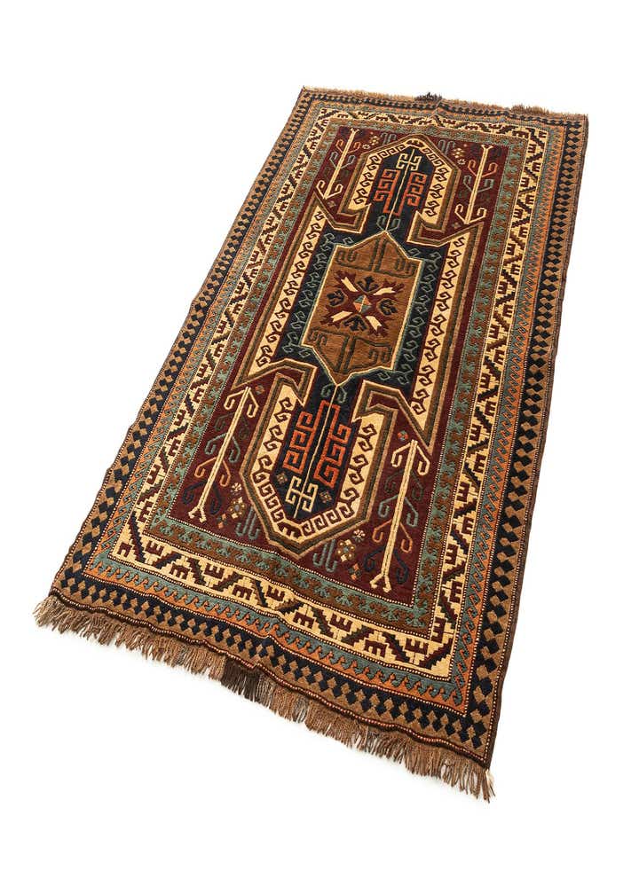 4' 10 x 7' 2 Hand Knotted Kars Wool Rug