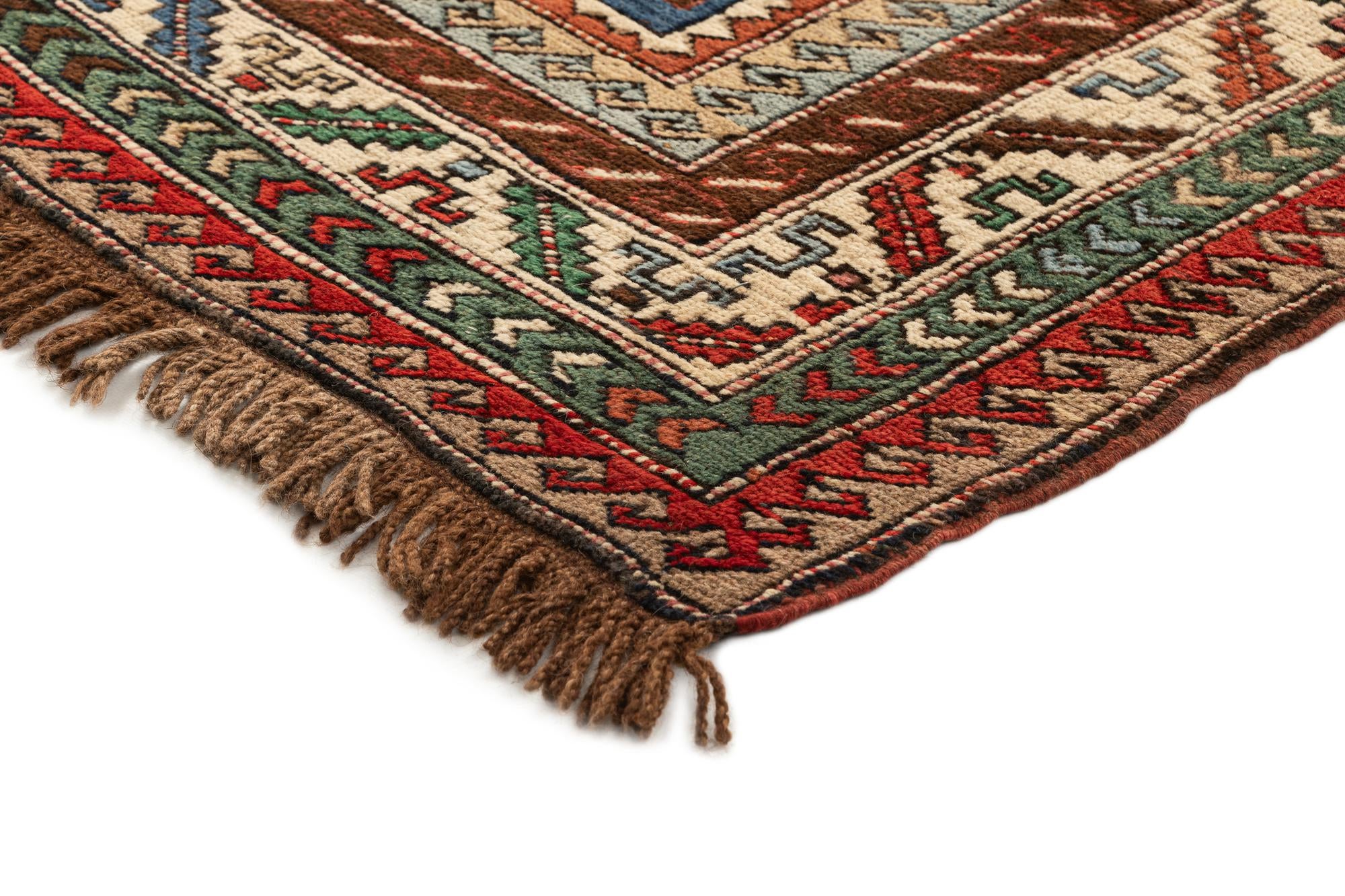 4' 4 x 5' 9 Hand Knotted Kars Wool Rug