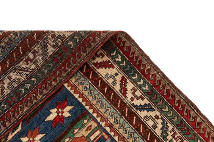 4' 4 x 5' 9 Hand Knotted Kars Wool Rug