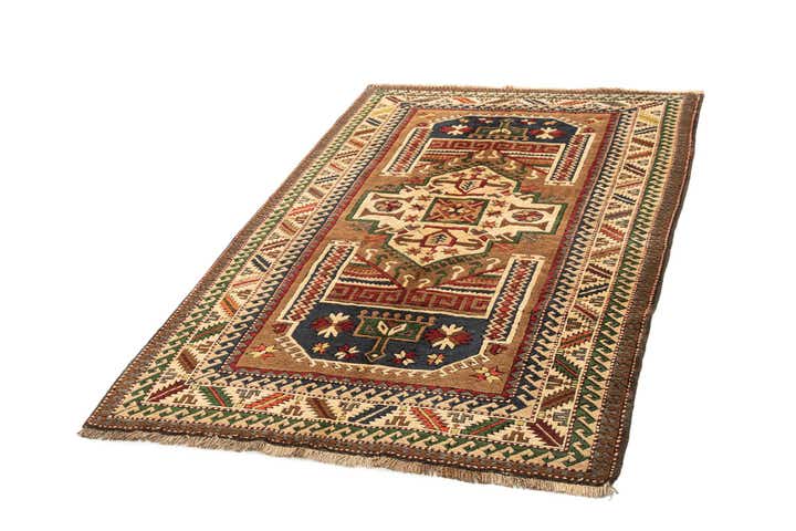 4' 4 x 6' 6 Hand Knotted Kars Wool Rug