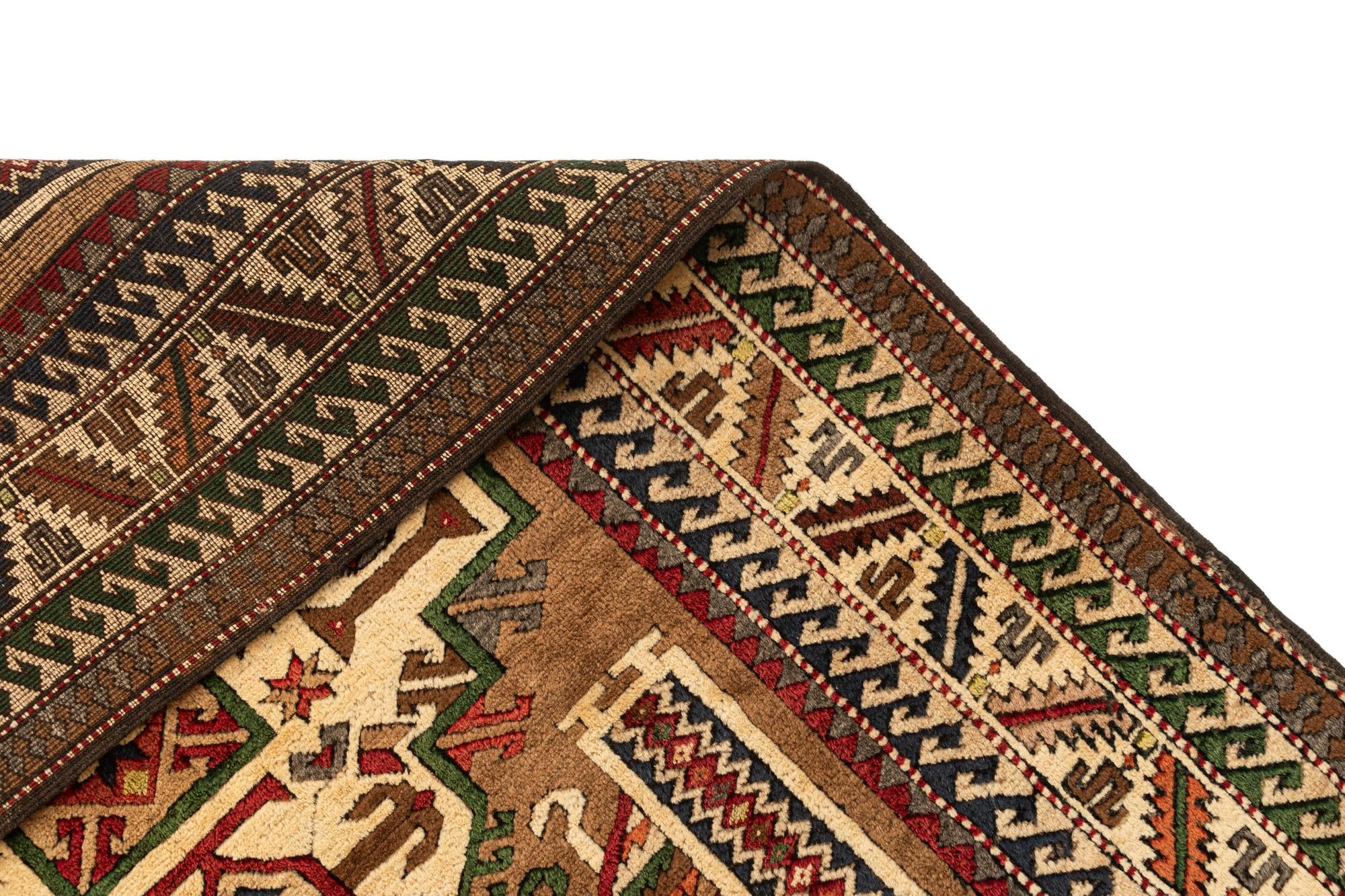 4' 4 x 6' 6 Hand Knotted Kars Wool Rug