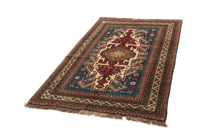 4' 4 x 6' 10 Hand Knotted Kars Wool Rug