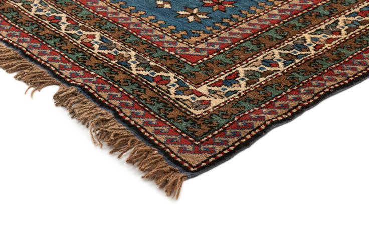 Detail image of 4' 4 x 6' 10 Hand Knotted Kars Wool Rug