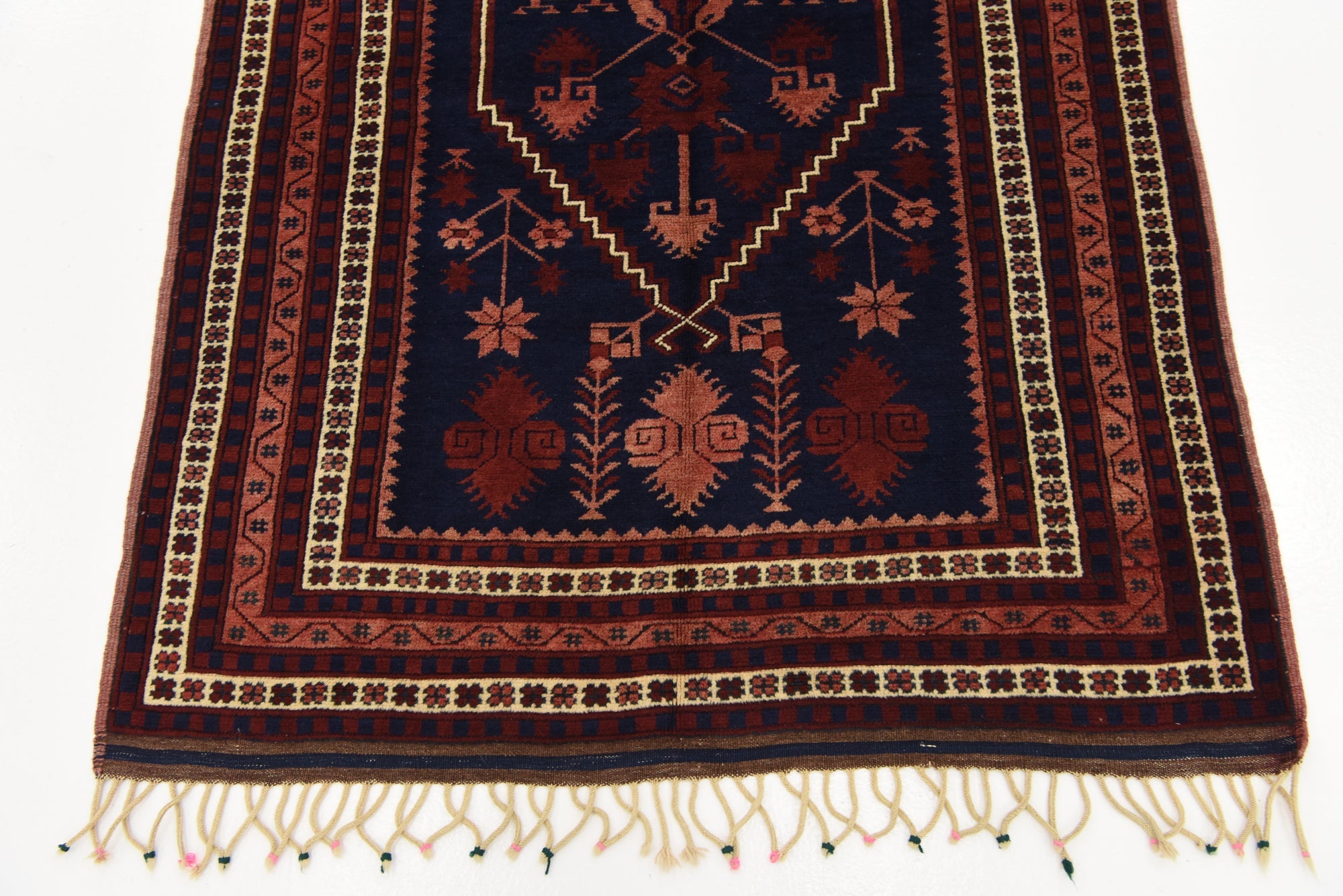 3' 5 x 6' 5 Hand Knotted Kars Oriental Wool Rug