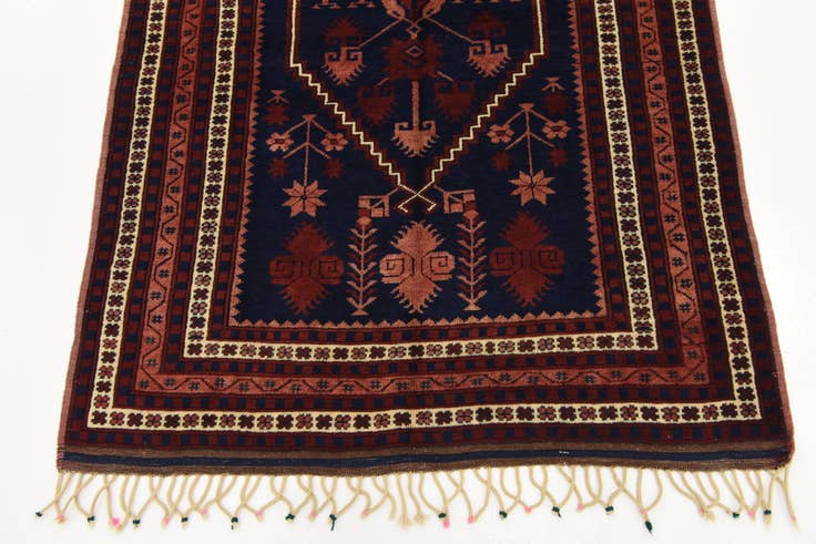 Detail image of 3' 5 x 6' 5 Hand Knotted Kars Oriental Wool Rug