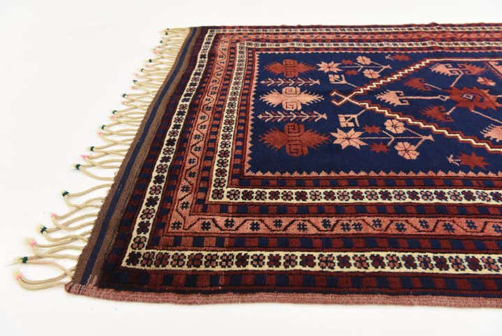 3' 5 x 6' 5 Hand Knotted Kars Oriental Wool Rug