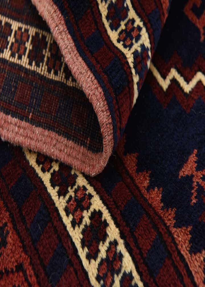 3' 5 x 6' 5 Hand Knotted Kars Oriental Wool Rug