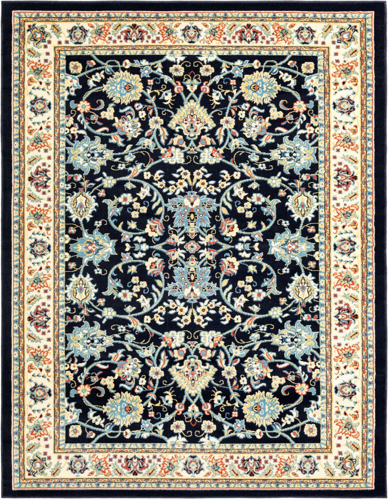 6' x 9' Kashan Design Rug