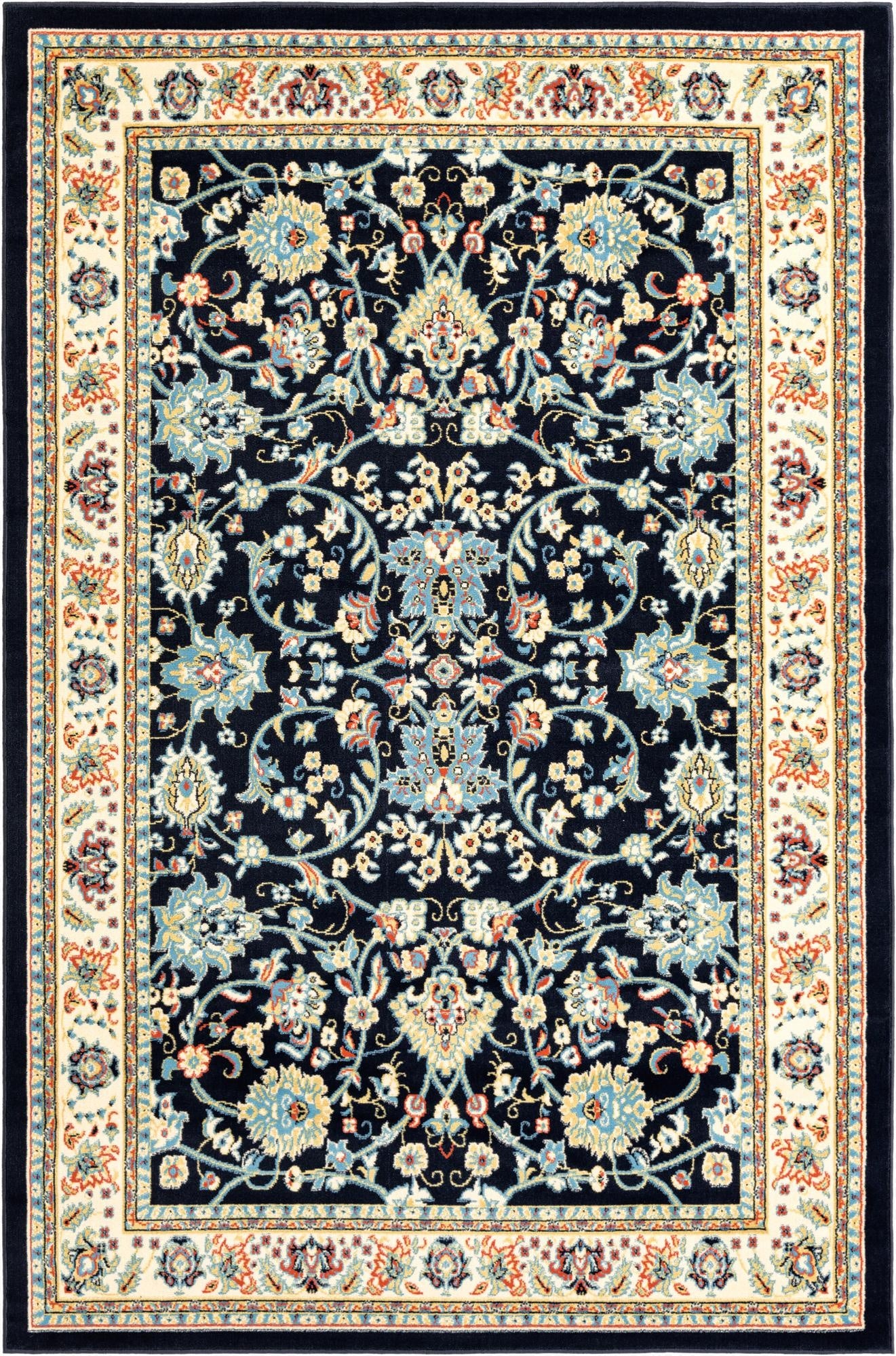 6' x 9' Kashan Design Rug