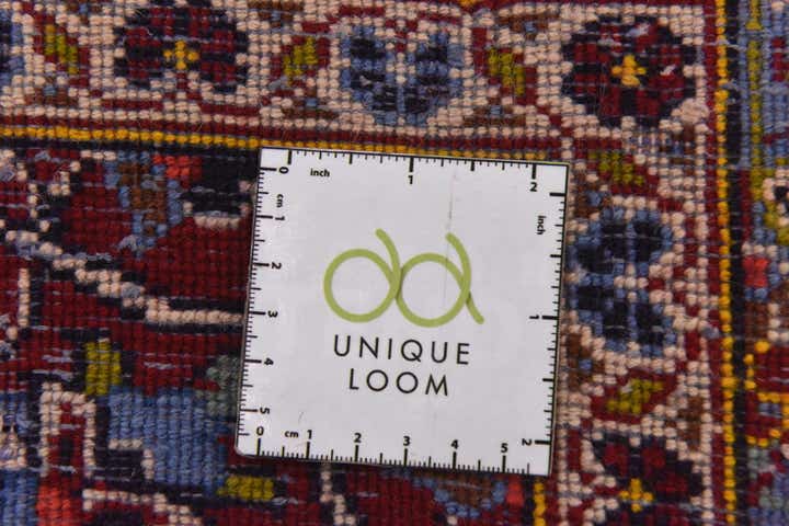 9' 10 x 12' 8 Hand Knotted Kashan Persian Wool Rug