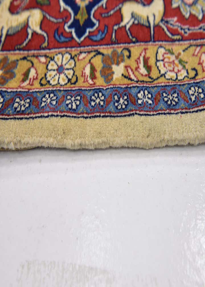 6' 10 x 9' 6 Hand Knotted Kashan Persian Rug