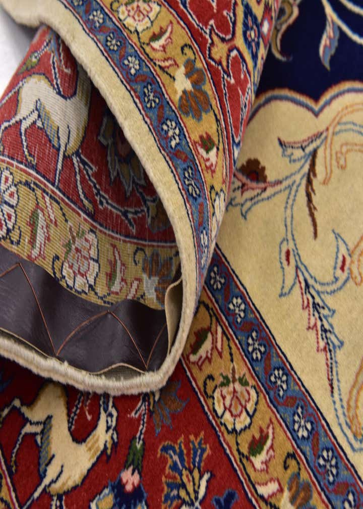 6' 10 x 9' 6 Hand Knotted Kashan Persian Rug