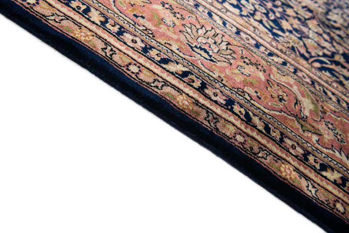6' 4 x 9' 10 Hand Knotted Kashan Oriental Wool Rug