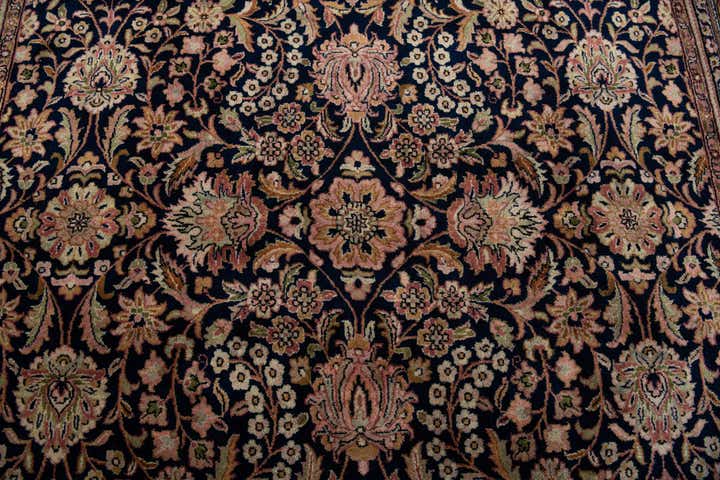 6' 4 x 9' 10 Hand Knotted Kashan Oriental Wool Rug