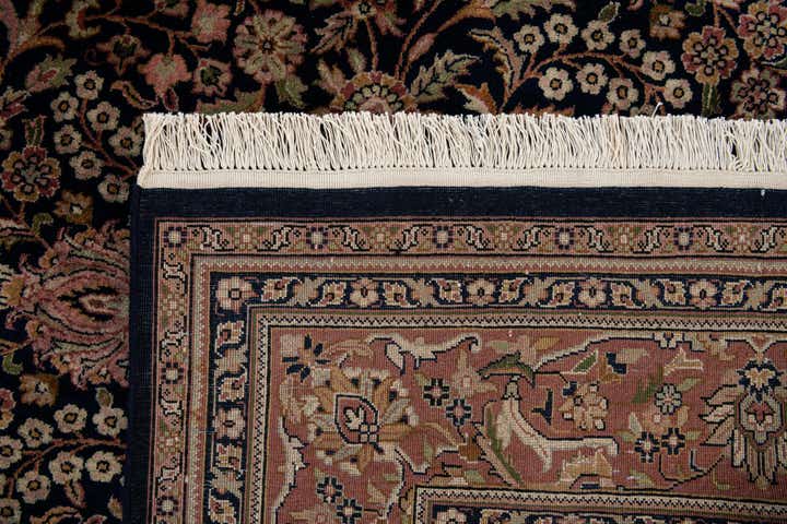 6' 4 x 9' 10 Hand Knotted Kashan Oriental Wool Rug