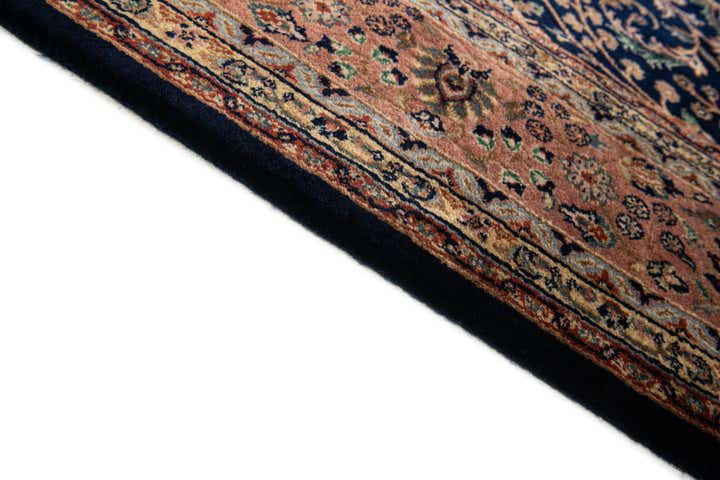 6' 7 x 10' Hand Knotted Kashan Oriental Wool Rug