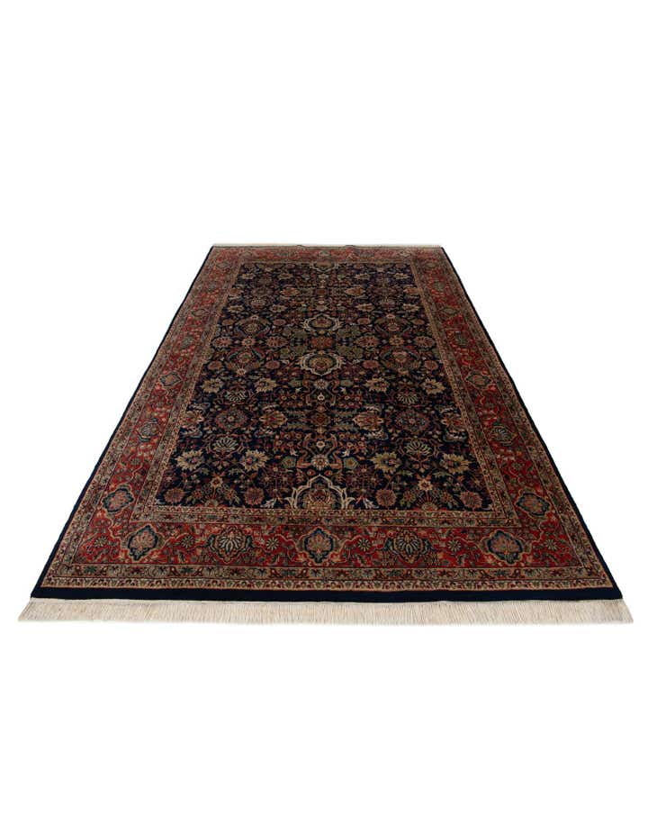 6' 6 x 10' 3 Hand Knotted Kashan Oriental Wool Rug