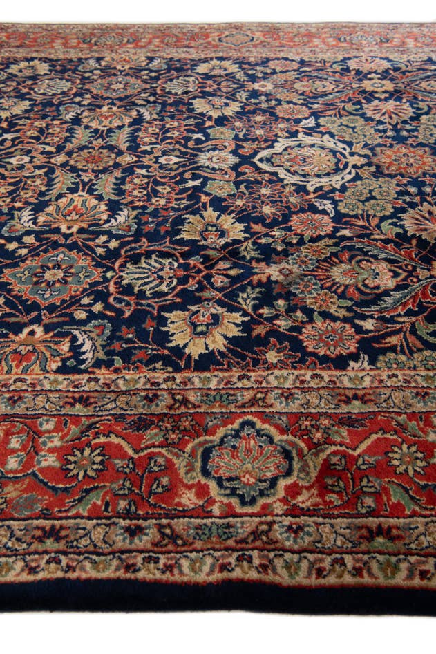 Detail image of 6' 6 x 10' 3 Hand Knotted Kashan Oriental Wool Rug