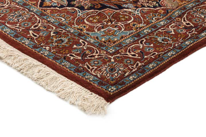 3' 10 x 5' 9 Hand Knotted Kashan Oriental Wool Rug