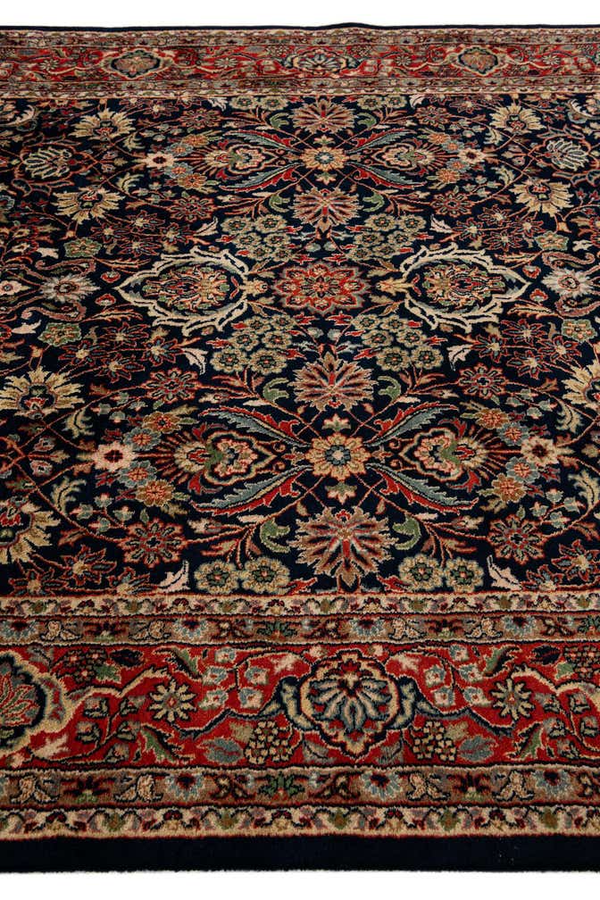 6' 6 x 10' Hand Knotted Kashan Oriental Wool Rug