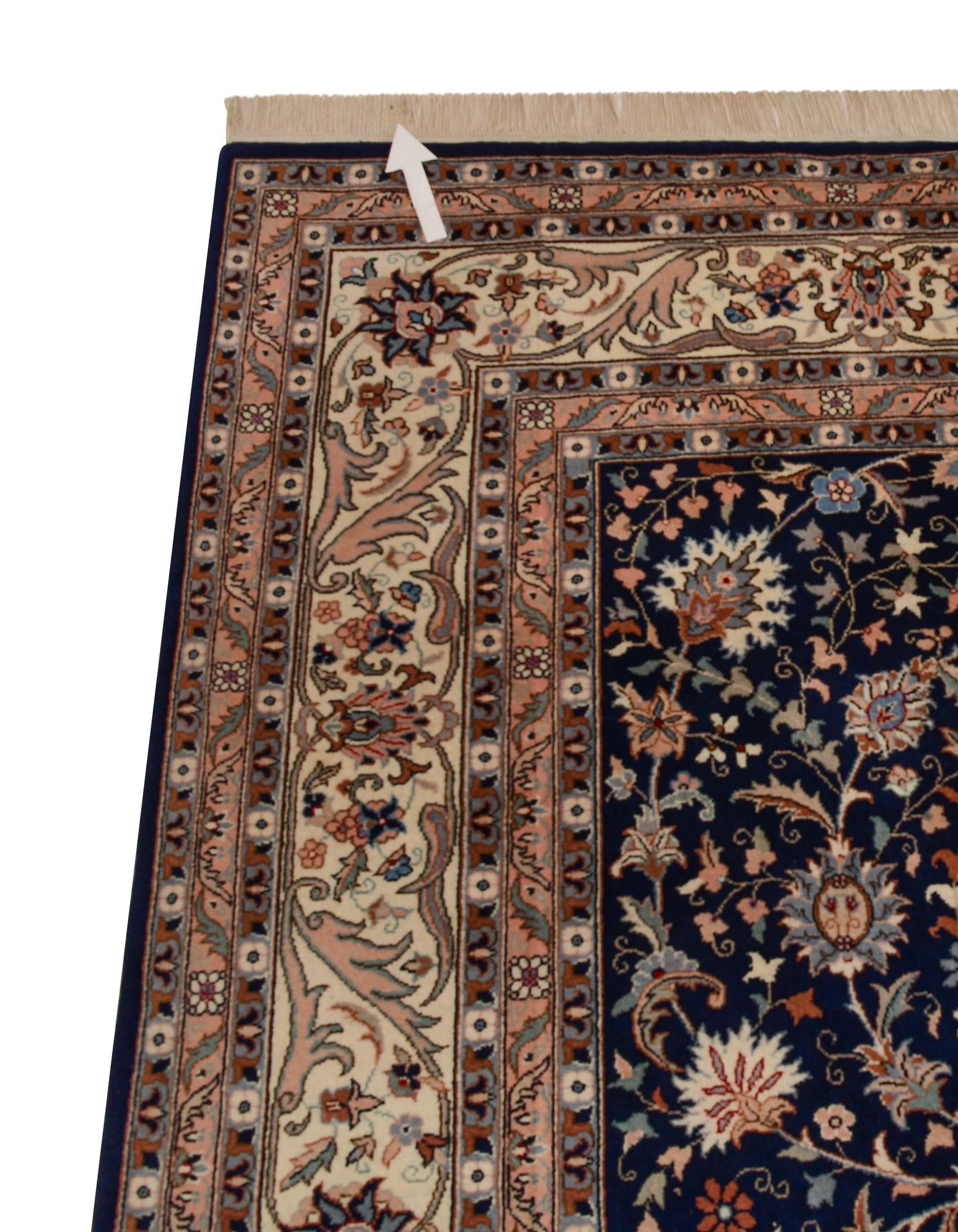 11' 10 x 17' 9 Hand Knotted Kashan Wool Rug