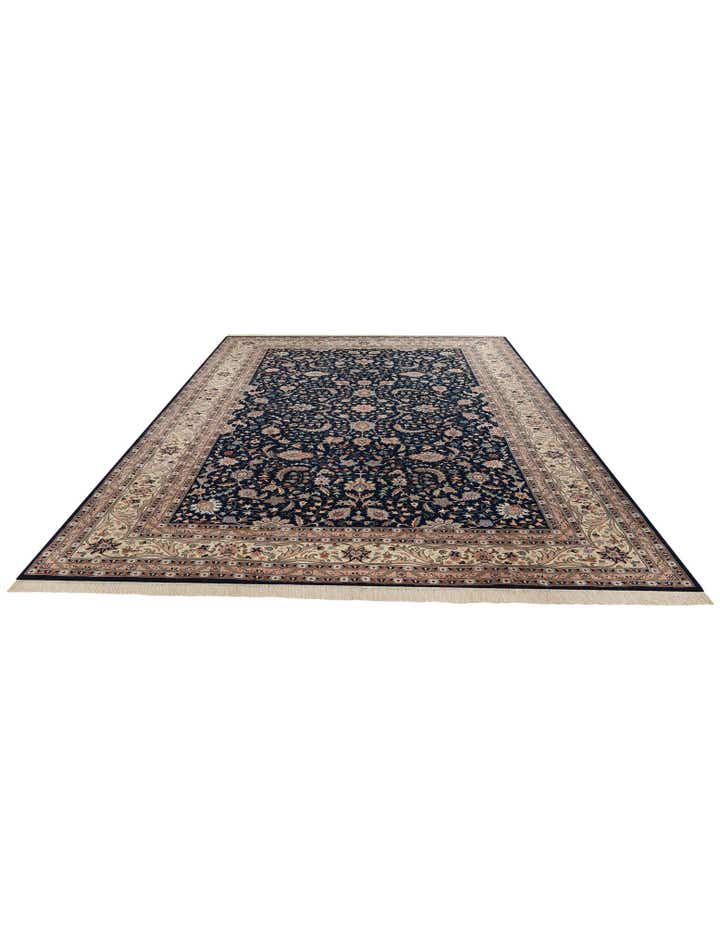 11' 10 x 17' 9 Hand Knotted Kashan Wool Rug