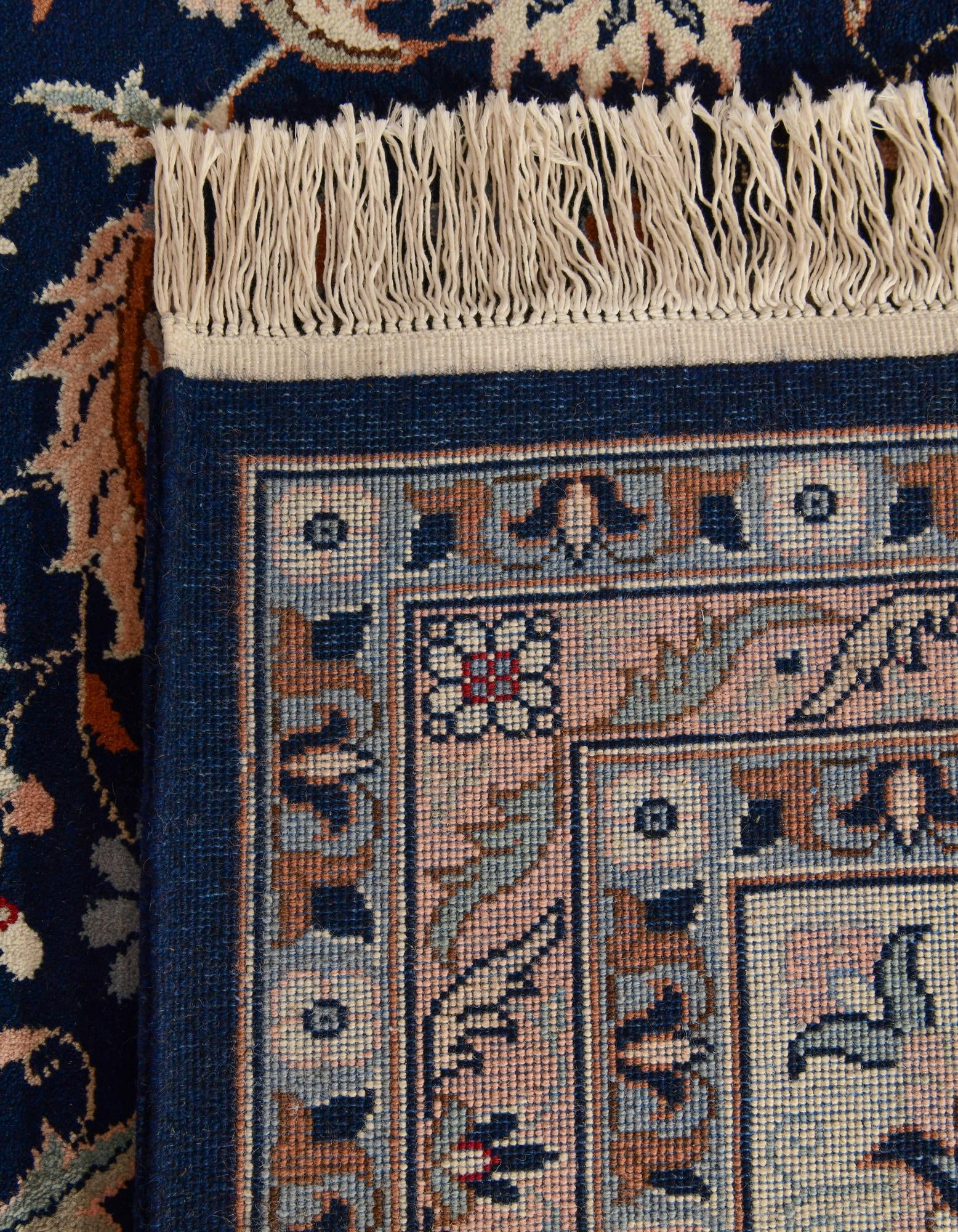 11' 10 x 17' 9 Hand Knotted Kashan Wool Rug