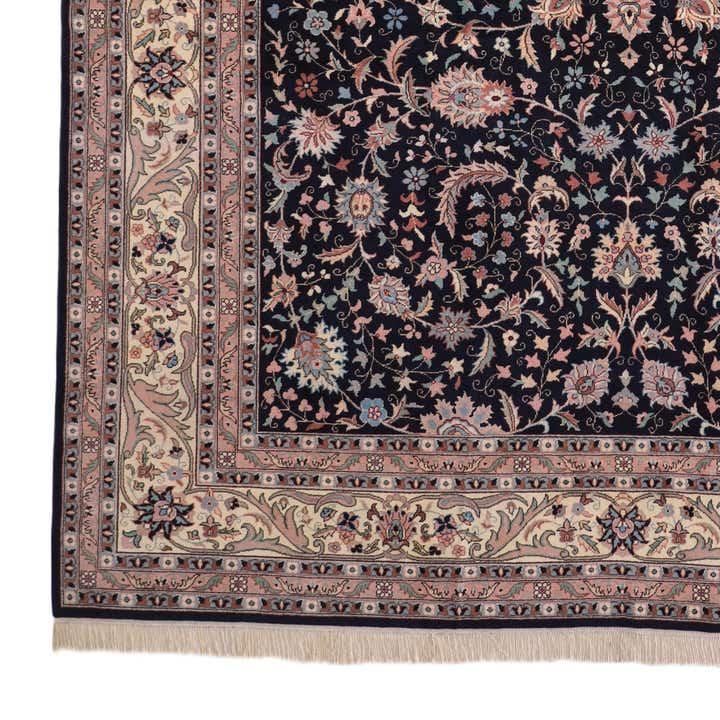11' 10 x 17' 9 Hand Knotted Kashan Wool Rug